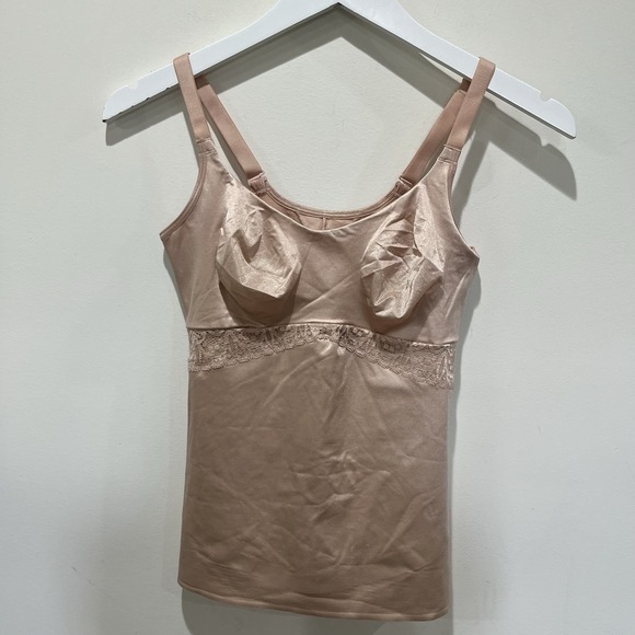 Lot 4 Ruby Ribbon Lace Cami Camisole Shaping Top Size 36 Shapewear Tank 3024 - Picture 3 of 11